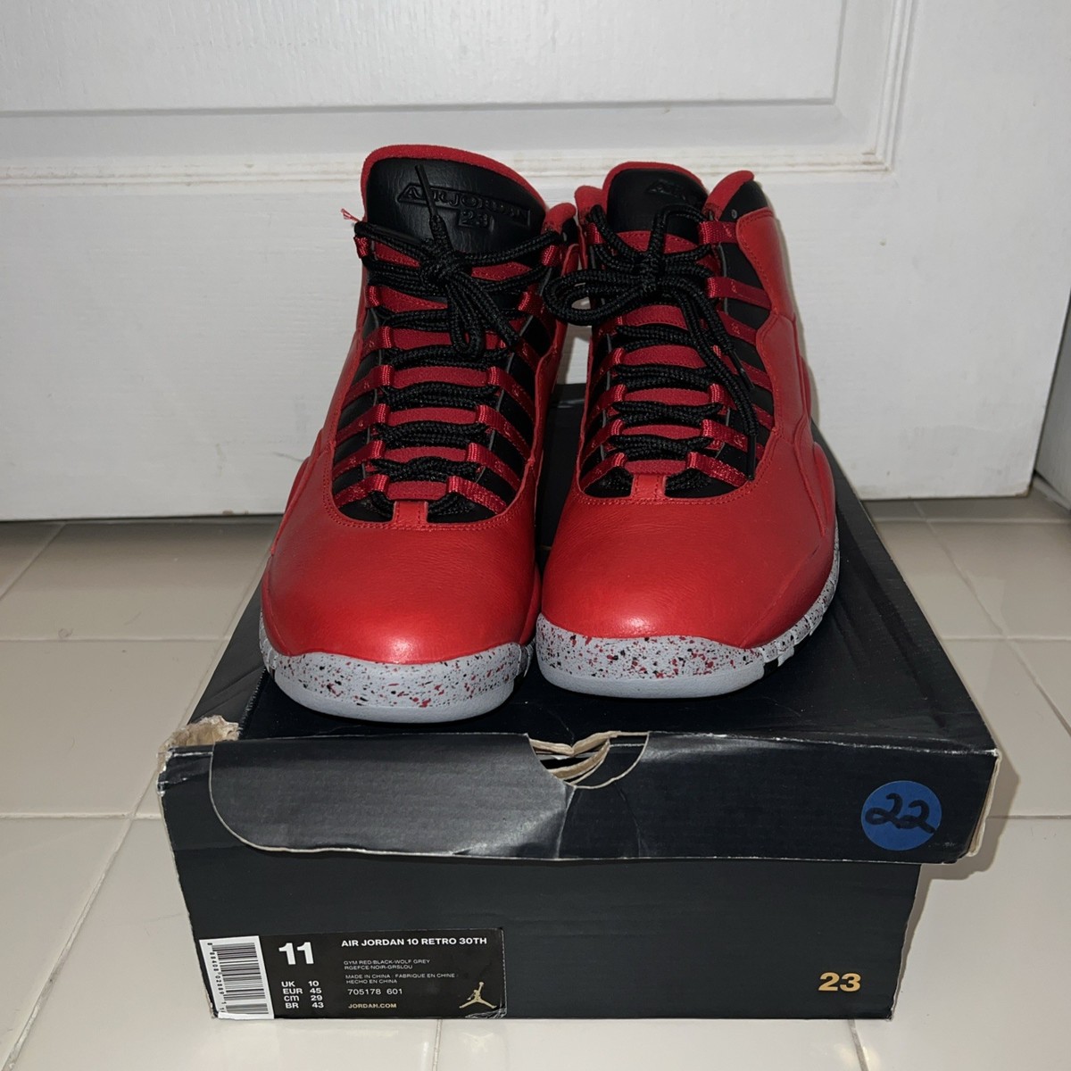 JORDAN10 CHICAGO BULLS JORDAN1 ジョーダン10 Jordan 10 Retro Chicago Flag Men's - 310805-114 - US