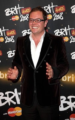 Alan Carr at BRIT Awards 2008 at Earls Court 1 on February 20 2008- Old Photo