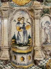 Acquasantiera da Parete - Ceramica Artigianale Toscana