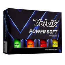 Volvik Power Soft Golf Balls (12 Pack) 12 Ball Box - All Colours + SAVE WITH MU