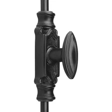 Signature Ironmongery Barcheski Window Iron Cremone Bolt Hardware 6 feet Black P