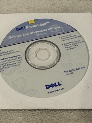 Dell PowerEdge Service & Diagnostic Utilities Version 5.0 - CD ONLY IN VERY GOOD