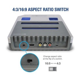 Hyperkin RetroN 2 HD Gaming Console for NES/SNES/Super Famicom  Games - Gray