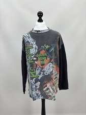 Mens vintage sweatshirt Reebok Size XL Color Multicolor Duties Paid USA