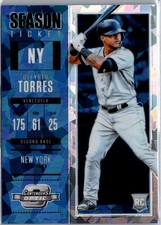 GLEYBER TORRES 2018 CONTENDERS OPTIC SEASON ROOKIE CRACKED ICE RC /149