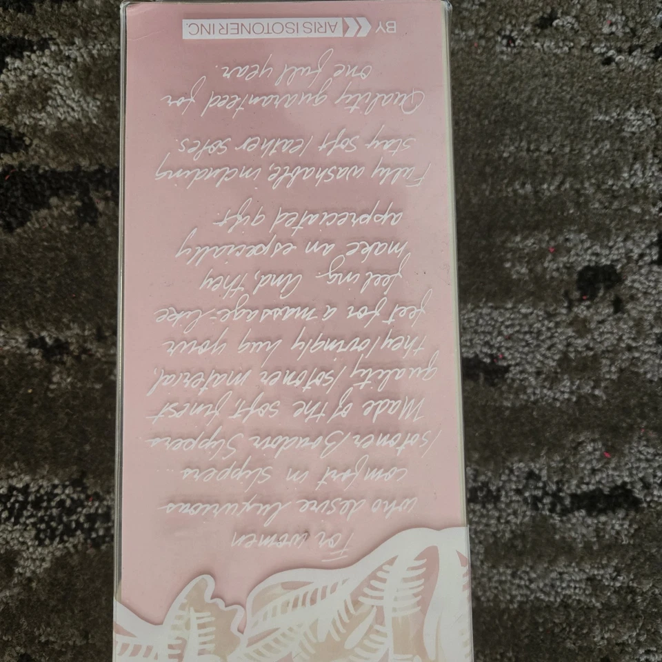 Zapatilla Boudoir Aris Isotoner Blanco Satinado De Colección Nueva en Caja M 6.5-7.5 Ballet NOS 98033 Foto 4 de 4