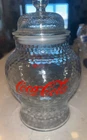 Coca-Cola Vintage Glass Cookie Jar