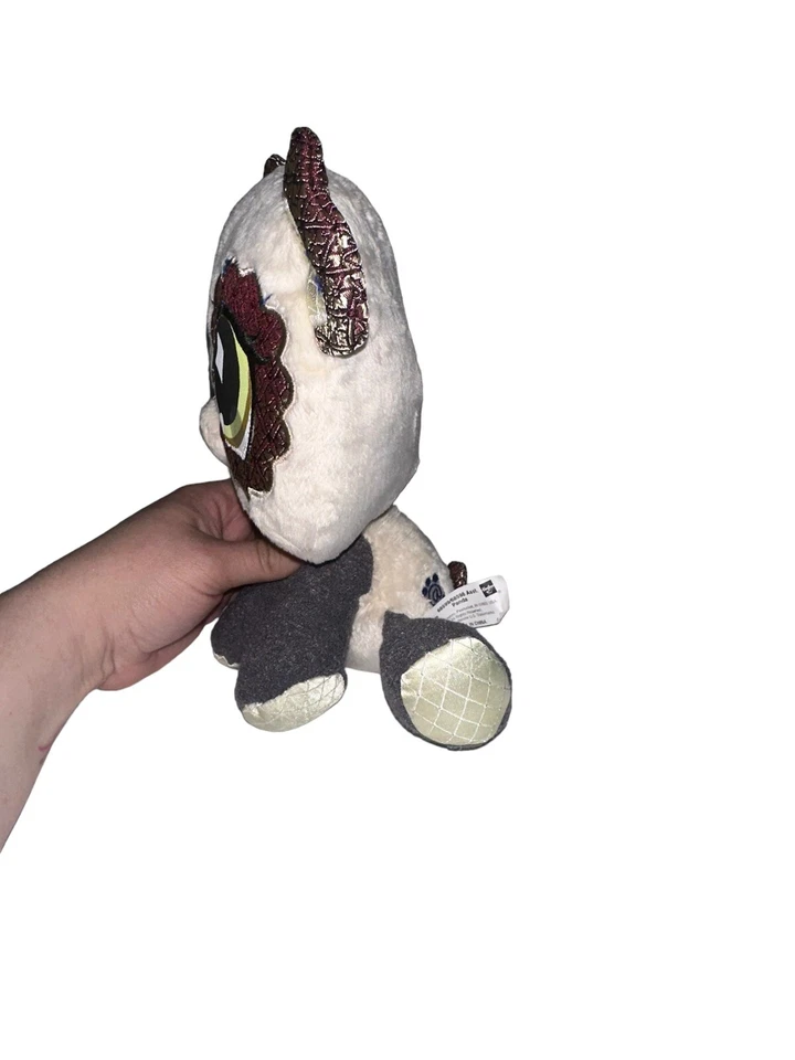 Littlest Pet Shop Pelúcia Panda Bicho de Pelúcia Macio 2007 Hasbro Cinza - Imagem 3 de 4