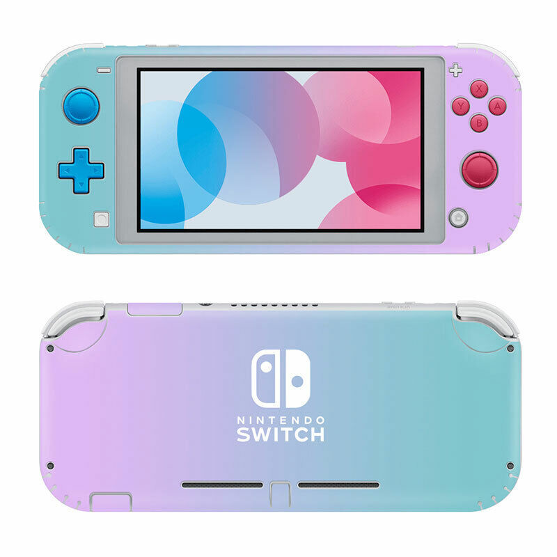 Light Green-Pink Vinyl skin For Nintendo Switch Lite Console Decal Stickers  Wrap