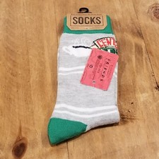 Friends Socks Womens Crew Socks Central Brew One Size Coffee TV Show 90s