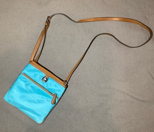 turquoise crossbody purse