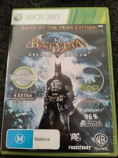 Batman: Arkham Asylum - Game Of The Year Edition - LIKE NEW - Au Release