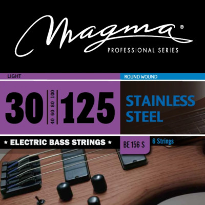 Magma Electric Bass Strings Light - Steel Round Wound - Long Scale 34'' 6 Strings