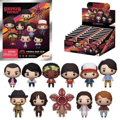 Stranger Things Series 1 3D Foam Bag Clip - 1 Random Figure | eBay