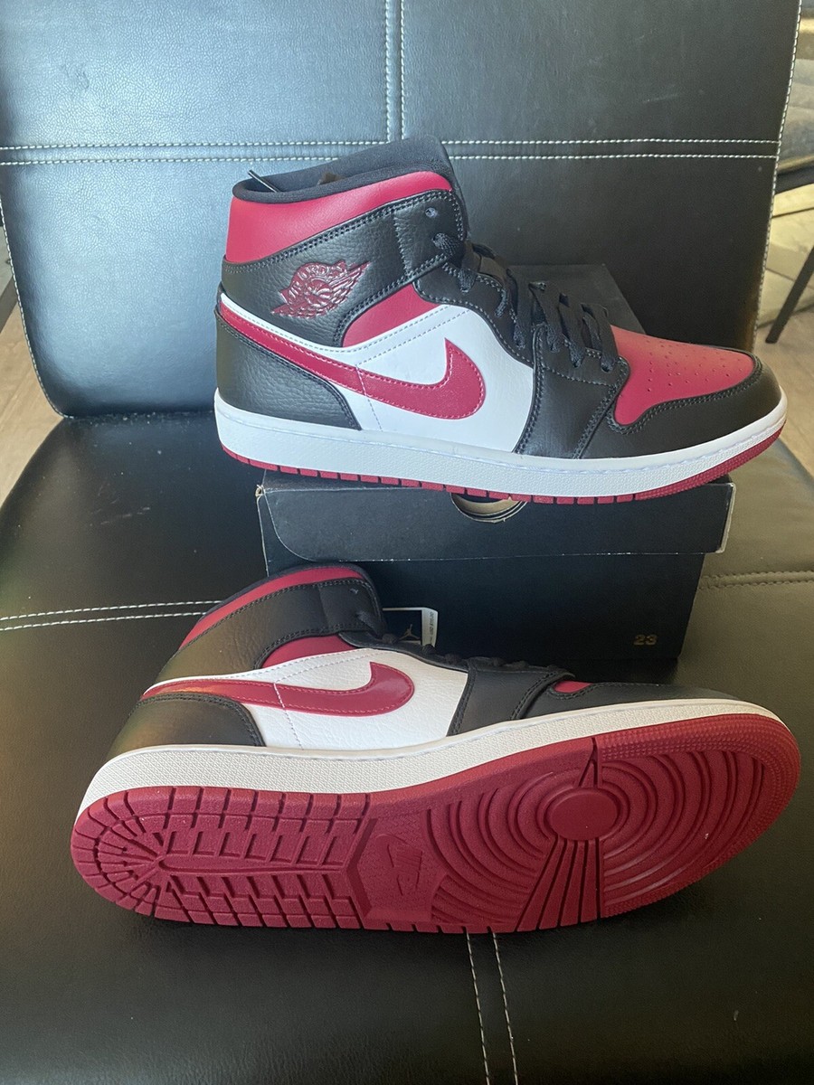 Nike 2020 Air Jordan 1 Mid \'Noble Red\' size 10.5 Nike 2020 Air Jordan 1 Mid  main image 2