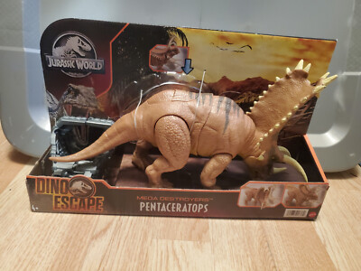 Mattel Jurassic World Dino Escape Mega Destroyers Pentaceratops Dinosaur Figure