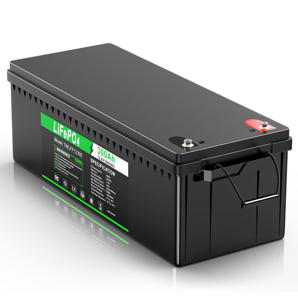 12V 200Ah 300Ah LiFePO4 Lithium Battery BMS for RV Boat Solar Golf Cart ...