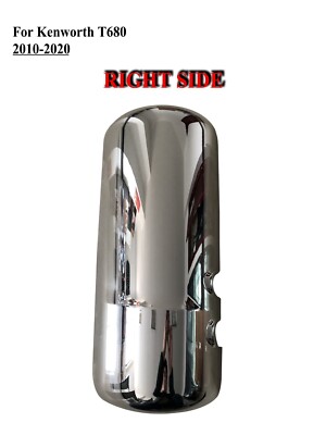 Door Mirror Covers Chrome Right & Left Pair Set For Kenworth