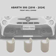 Clip copri griglia anteriore Abarth | Serie 595 4 (2016-2024) | Bianco