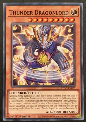 Donnerdrachenlord | ETCO-DE025 | Common | 1. Auflage | Eternity Code | YuGiOh