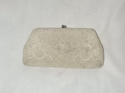 VINTAGE Clutch Evening Bag, purse BEADED sequined