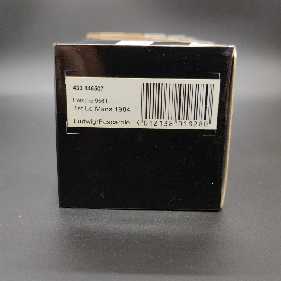 MINICHAMPS PORSCHE 956 L NEWMAN 1ST LE MANS 1984 #7 1:43 IN SCATOLA - Immagine 4 di 4