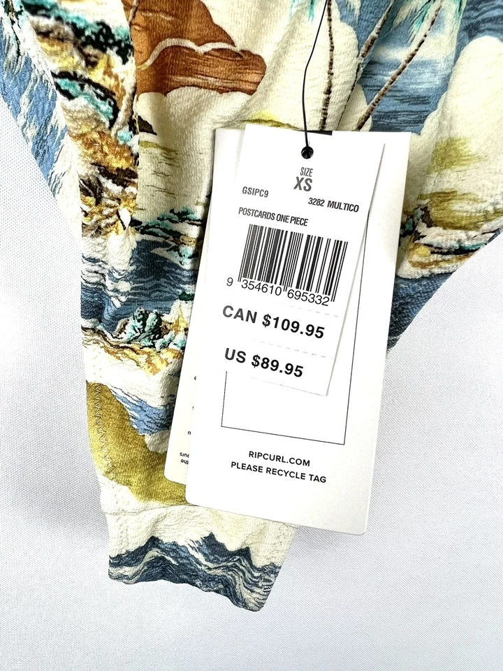 Traje de baño de una pieza Rip Curl para mujer con cuello en V espalda baja talla XS Foto 4 de 4