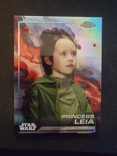 Princess Leia 2024 Topps Chrome Star Wars 69 Refractor MINT