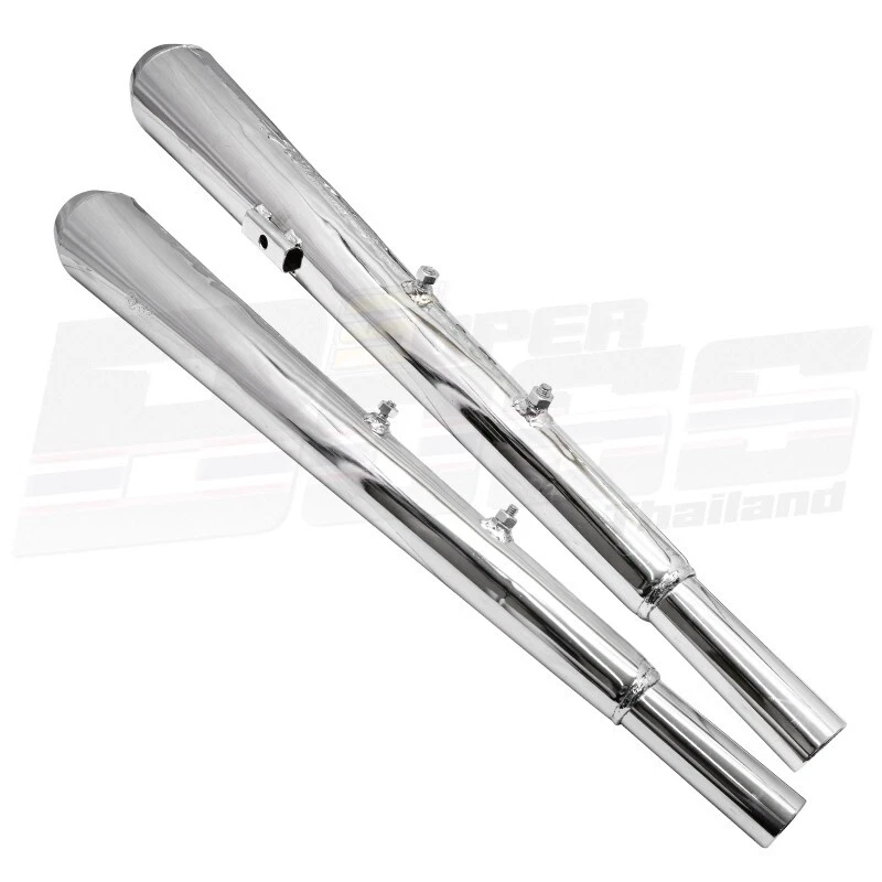 Silenciador de escape para HONDA CD125K3 CD125 K3 CD175 CA175 R+L ***Estilo PT*** Foto 2 de 4