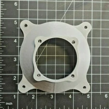 92mm to 50mm Fan Adapter Flow Converter PC Mod Custom Panel Hose Mount Flange