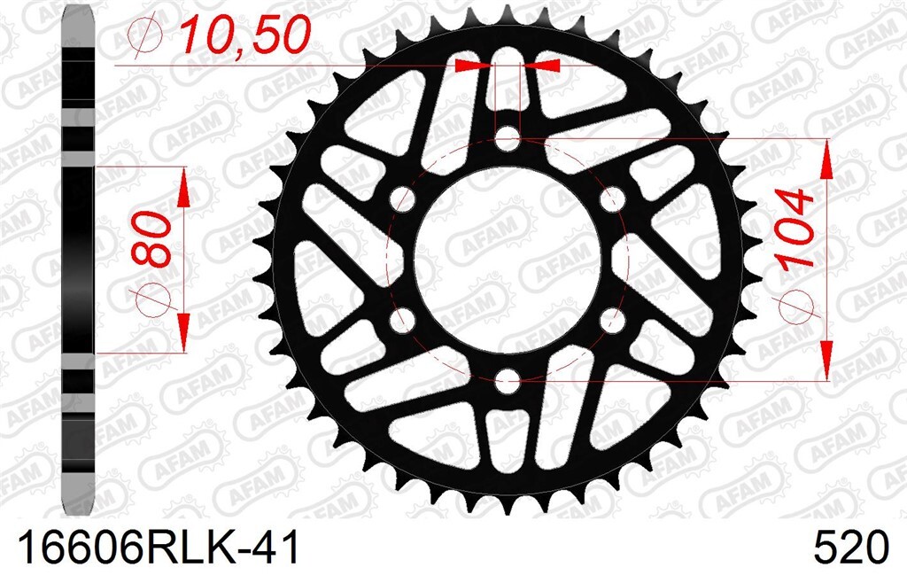 Kawasaki ZX10RR 21-23 AFAM XHR 520 Pitch Gold X-Ring Chain + RLK