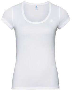 BNWT Odlo Active Sports Top F Dry Technology Size L Free P&P White