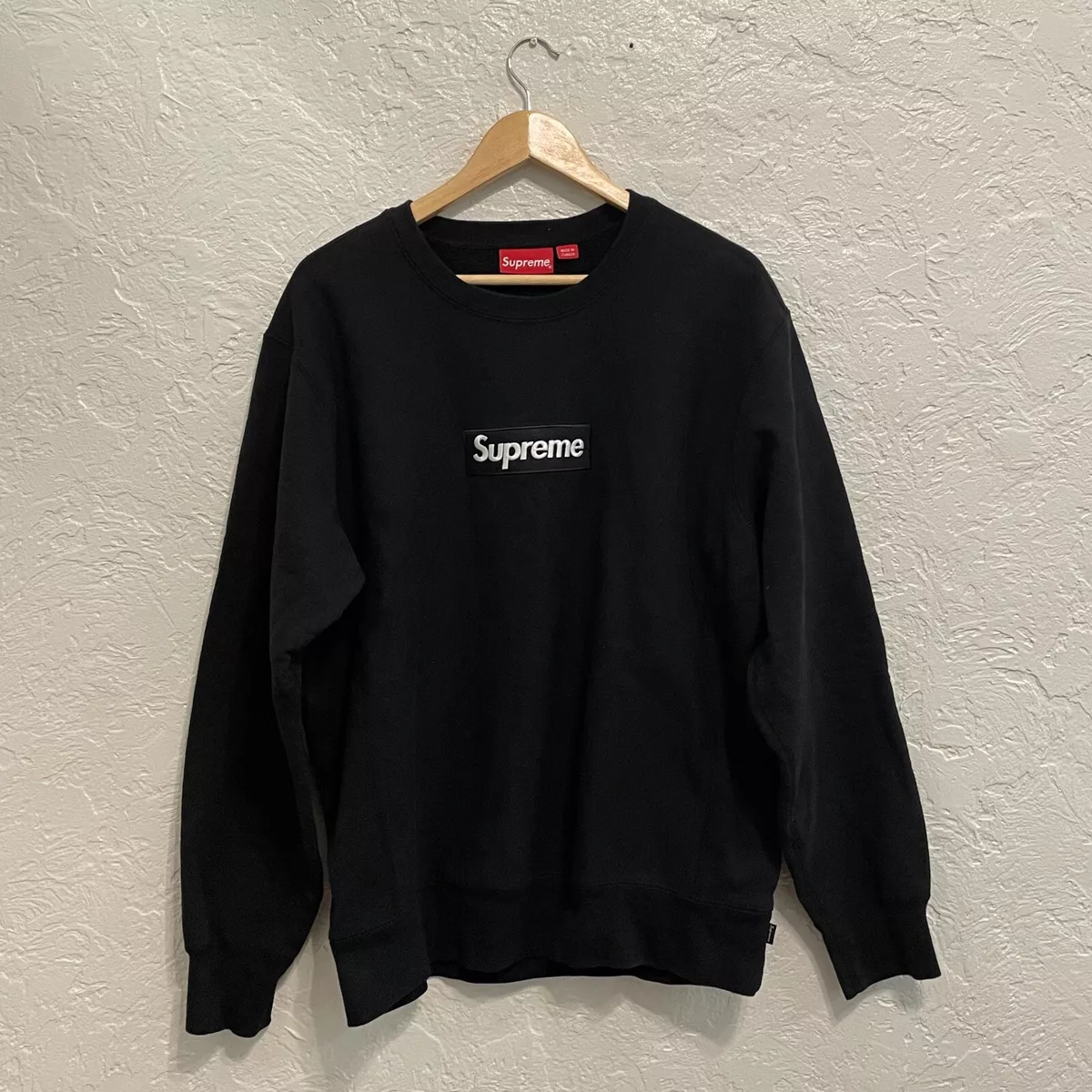 最安値！サイズS  Supreme Box Logo Crewneck