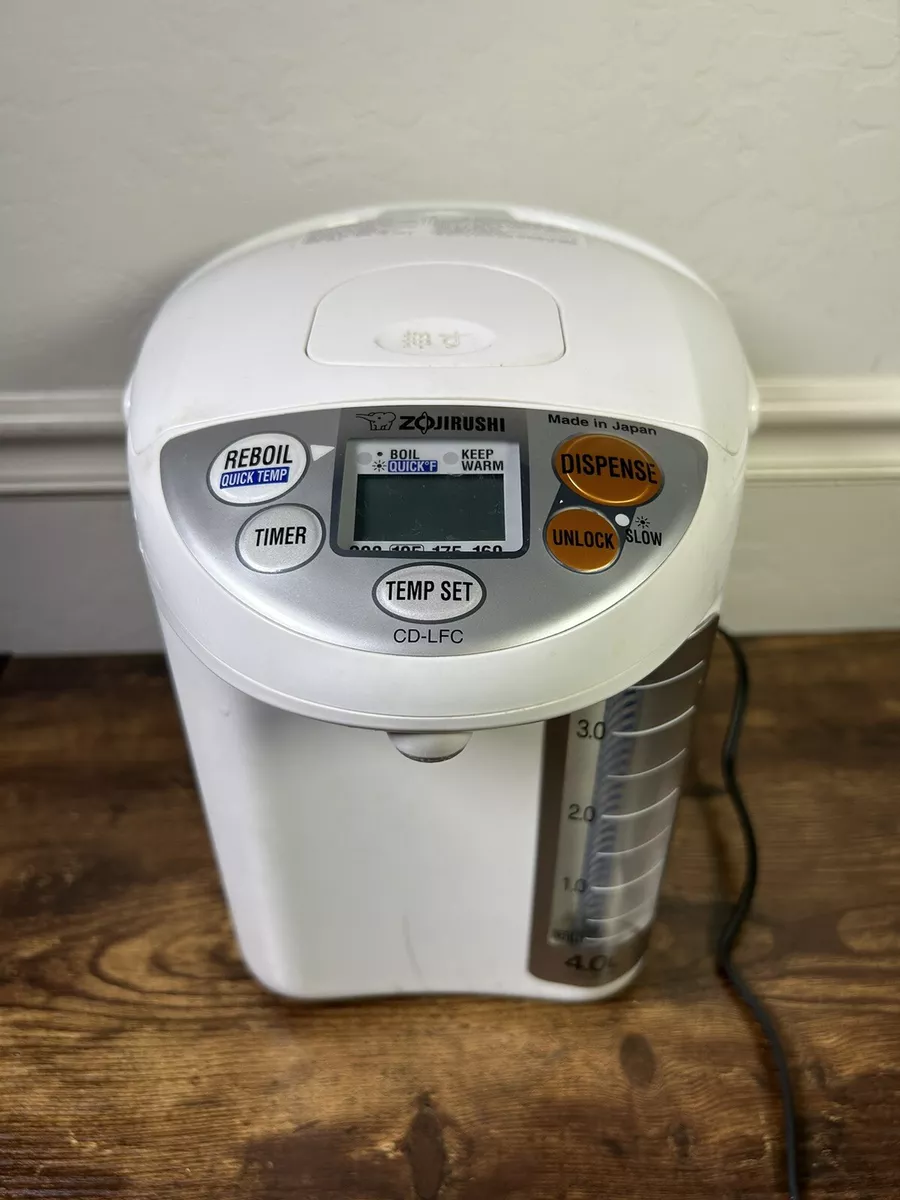 Zojirushi water top boiler & warmer