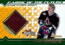 2002-03 Bowman YoungStars Fabric of the Future #FFJOV Ossi Vaananen
