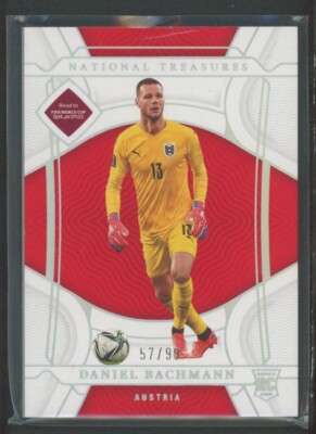 2022 Daniel Bachmann 57/99 panini national treasures fifa road to world cup rc