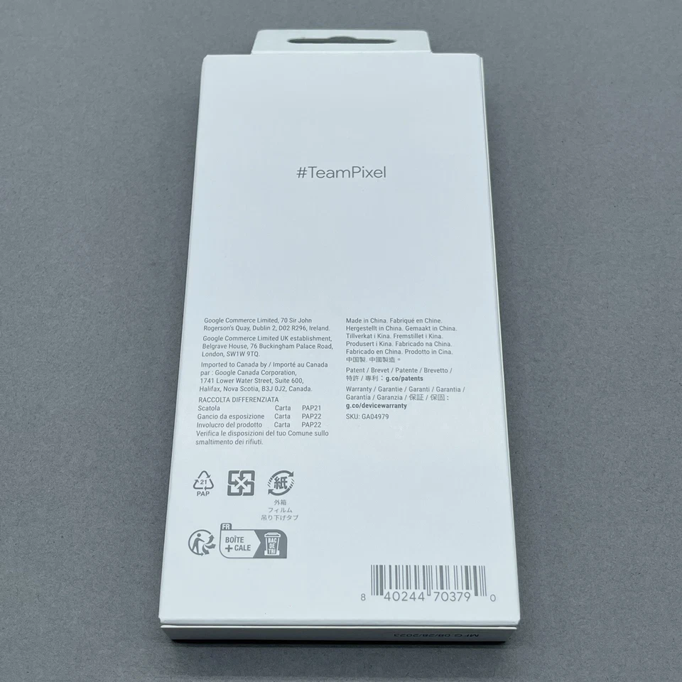 Genuine Official Google Pixel 8 Case Cover - Charcoal - NEW GA04979 - Image 2 of 4