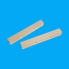 Playmobil - 2 x Wand Verbinder - 12,0 x 1,5 cm - System X - weiß - 2.Wahl