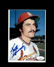 Keith Hernandez JSA Coa Signed 1980 Topps Super Autograph