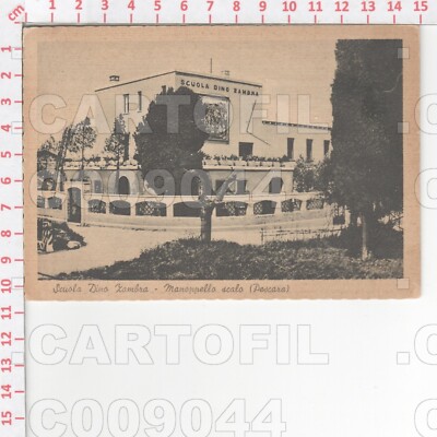 C9044 PESCARA MANOPPELLO STOPOVER SCHOOL DINO ZAMBRA 1962 EDIT DI TONTO
