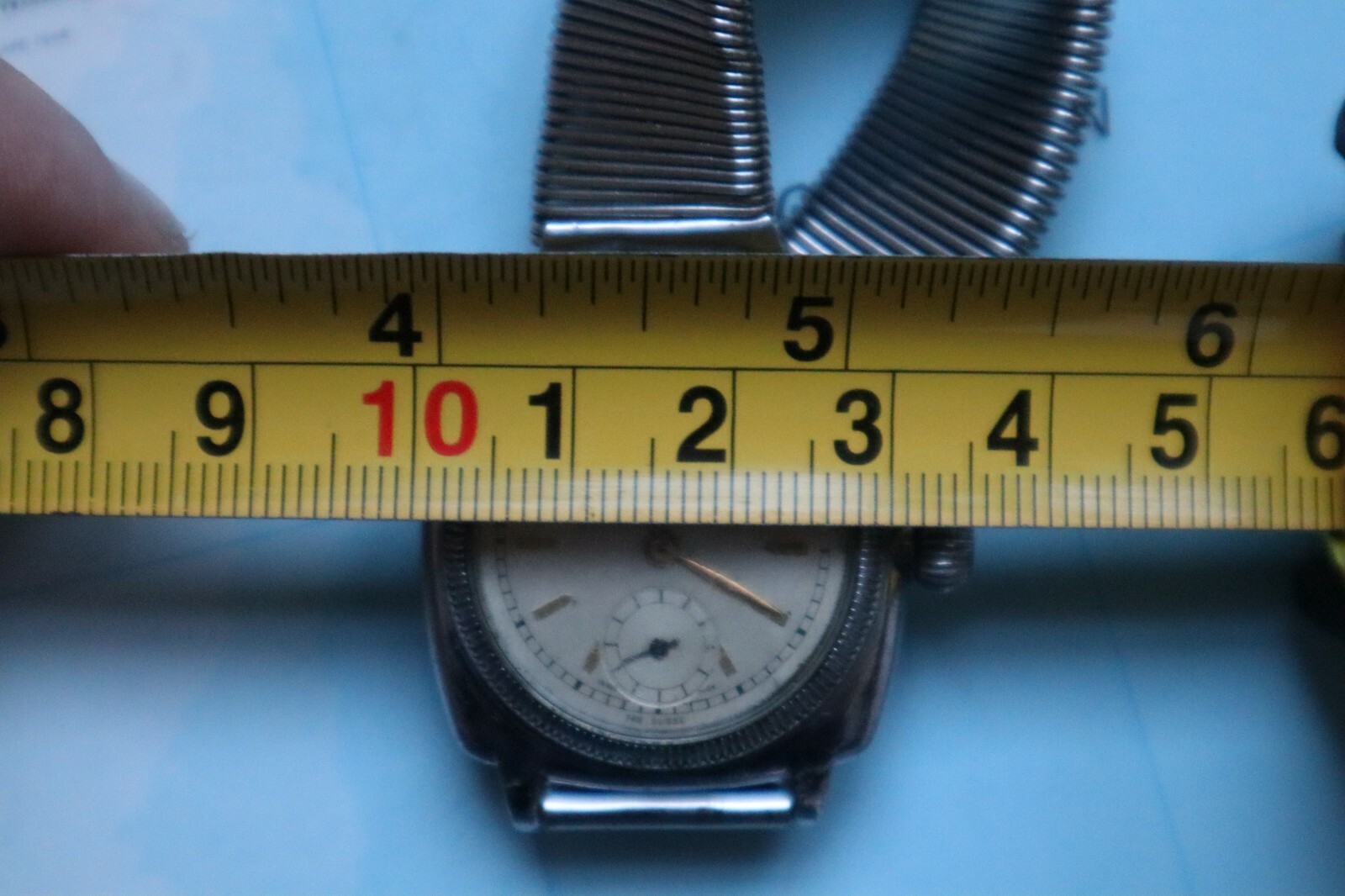 Antique Rolex Oyster Extra Prima cushion men wristwatch rare unusual collectible image 5