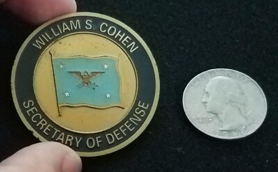 Secdef Coin Austin AUTHENTIC President Appointed Secretary of Defense SecDef Cohen ...