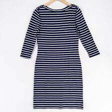 Ralph Lauren Jeans Company Sheath Dress Womens Small Navy White Stripe Casual