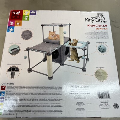 Kitty City Claw Mega Kit 2.0 Furniture, Cat Cushion, Cat Scratch