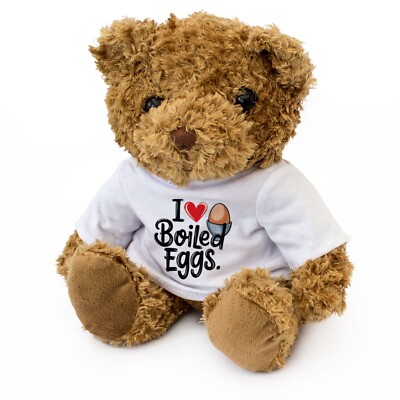 NEU - I LOVE KOCHE Eier - Teddybär - süß kuschelweich bezaubernd - Geschenk