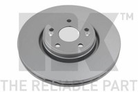 NK 313932 2X Bremsscheiben Beschichtet Coated 2 Stk Scheibenbremse Brake Disc