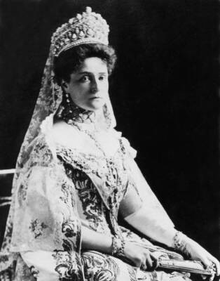 Tsarina Alexandra Feodorovna nee Alix of Hesse and by Rhine Empress 1910s PHOTO