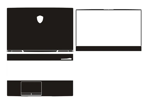 Carbon fiber Laptop Sticker Decal Skin Cover Protector for MSI GL65 GP65 15.6"