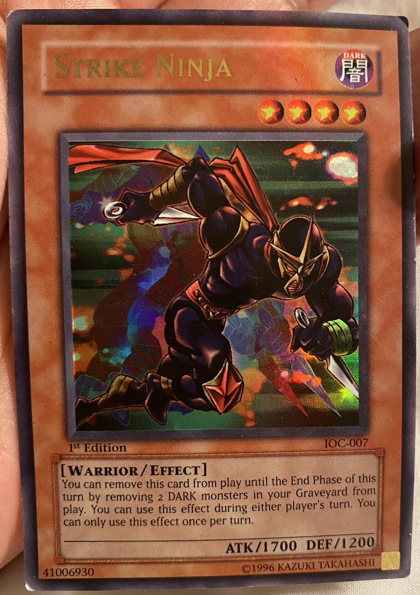 en 火明 : 悠 Yu-Gi-Oh!- “Strike Ninja” 1996 Invasion of Chaos - IOC-007-Holo