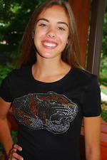 Missouri Tigers Rhinestone Bling Shirt XS S M L XL XXL 3X 4X 5X Mizzu TIGERS